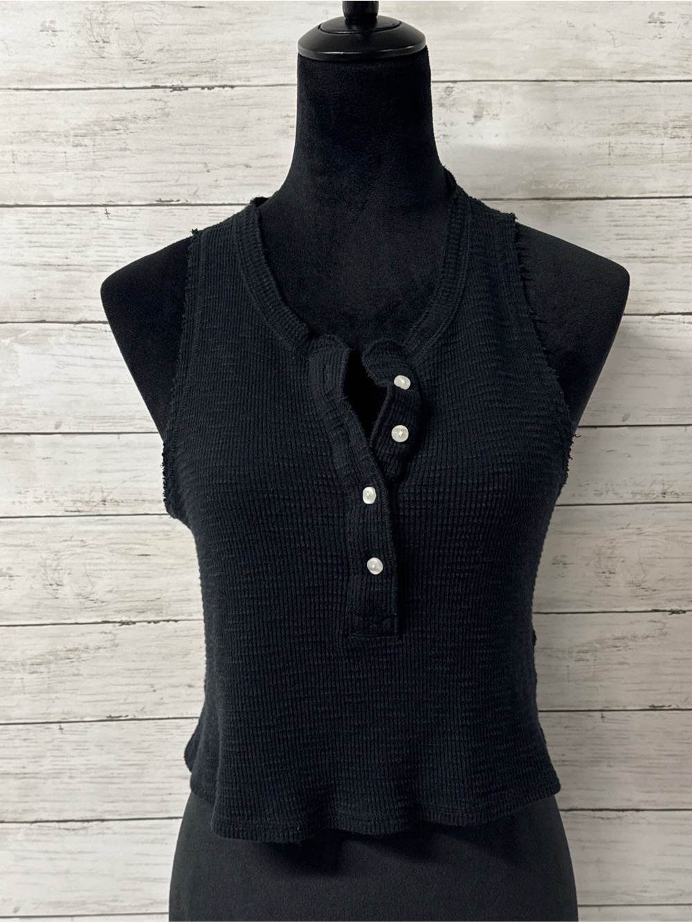 Aerie Sunspun Waffle Tank - Picture 2 of 5